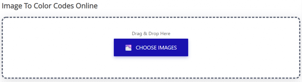 Choose Images -How to Extract HTML Color Code from Images for Free Online